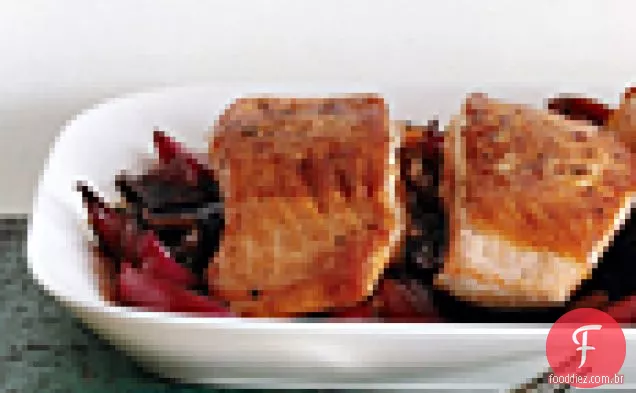 Salmão com molho Agrodolce