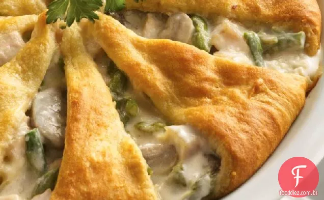 Espargos e Torta de Peru
