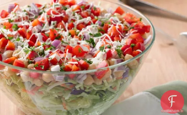 Salada Italiana Em Camadas