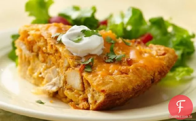 Torta De Taco De Frango Incrivelmente Fácil