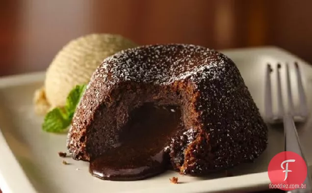 Bolos De Café Expresso De Chocolate Derretido