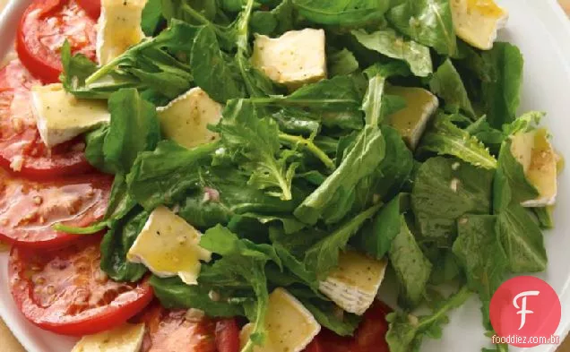 Alface, tomate e alface