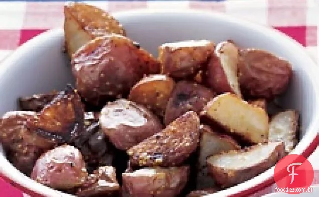 Batatas De Mostarda Assadas