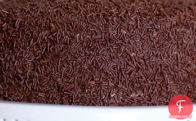 Bolo da casa da formiga com cobertura do Mascarpone do Chocolate