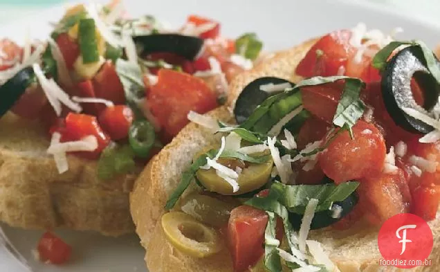 Salada Picada Bruschetta