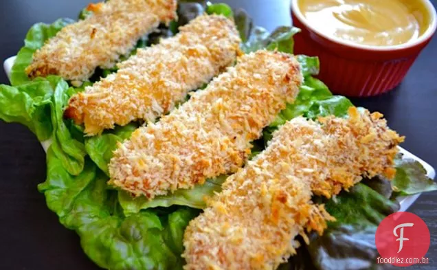 Tiras De Frango Com Mostarda De Mel