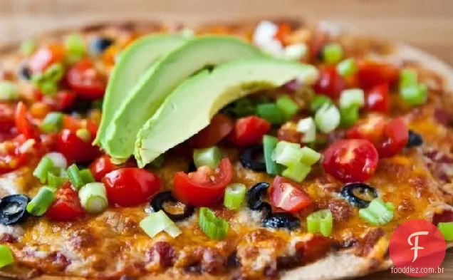Pizzas Mexicanas De Pão Achatado