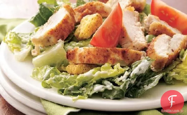 Salada Caesar De Frango Crocante