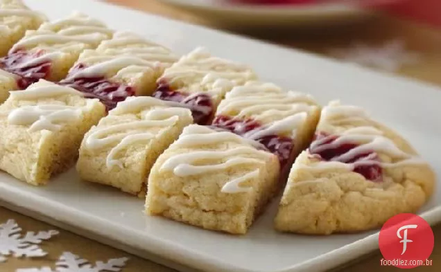 Fatias De Fita De Framboesa