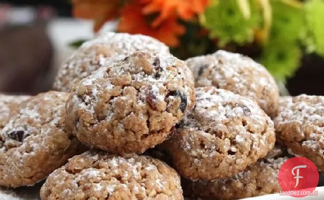 Cardamomo-Biscoitos De Aveia Cranberry