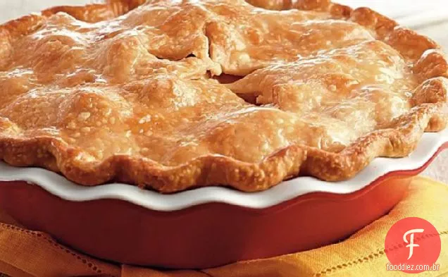 Torta De Maçã Assada Com Mel