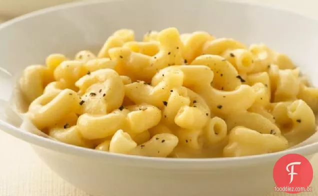 Macarrão magro e queijo