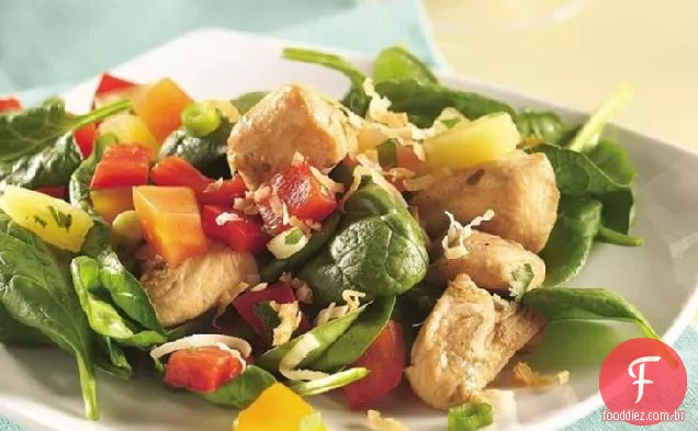 Salada De Frango Com Molho Tropical