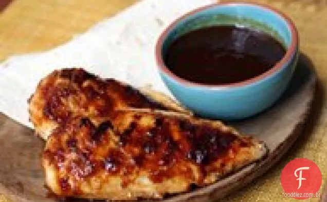 Frango com esmalte laranja-Chipotle