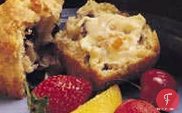 Muffins De Banana E Mirtilo