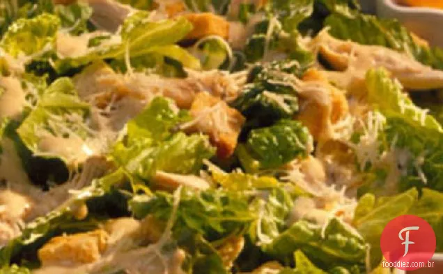 Salada Caesar De Frango Rápido