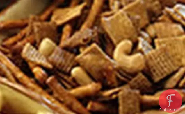 Mistura doce e saborosa do petisco