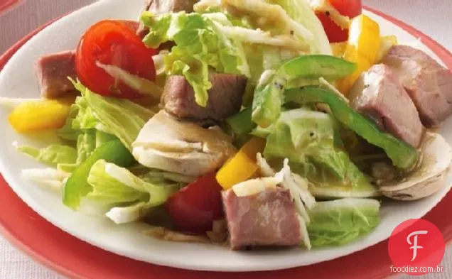 Salada De Carne Assada Apimentada