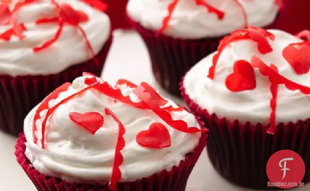 Valentine Confetti Cupcakes Sem Glúten