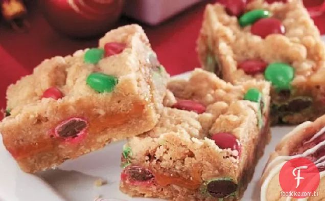 Holiday Caramel Candy Bars