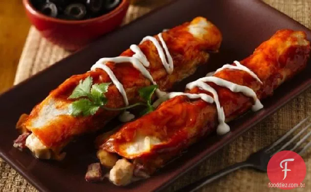 Enchiladas De Frango Fáceis