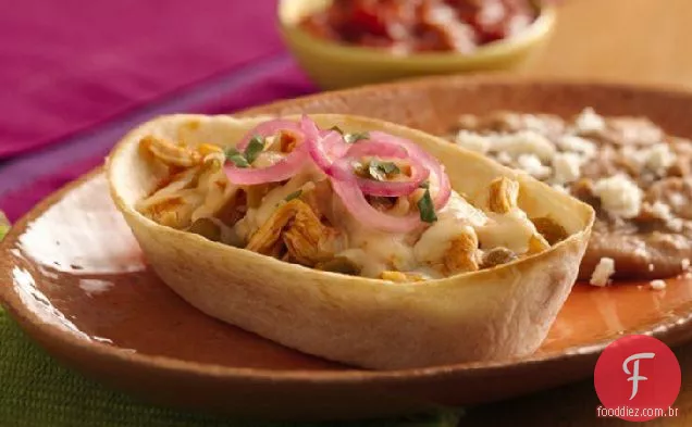 Fácil Frango Enchilada Barcos