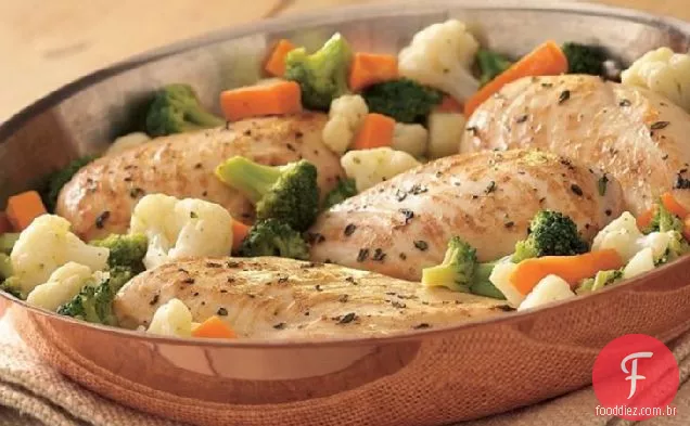 Frango-em-uma-frigideira
