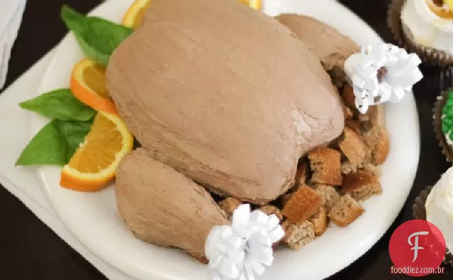 Bolo De Jantar De Peru Assado