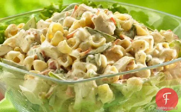 Salada De Macarrão Com Limão E Frango