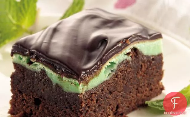 Barras De Menta Com Cobertura De Chocolate