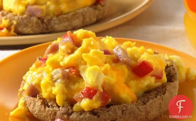 Inglês Muffin Breakfast Pizzas