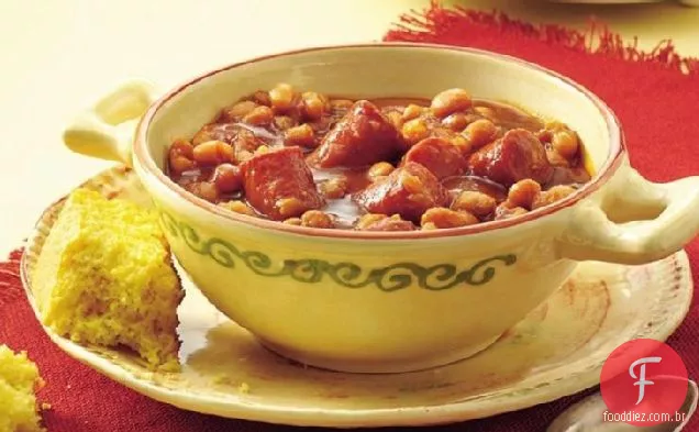 Slow-Cooker Beans ' N Wieners