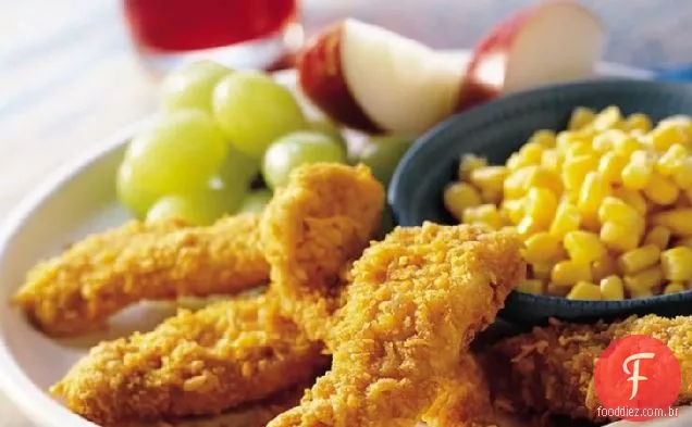 Tiras De Frango De Queijo