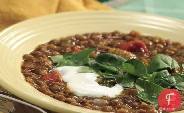 Slow-Cooker Curried Lentil Soup