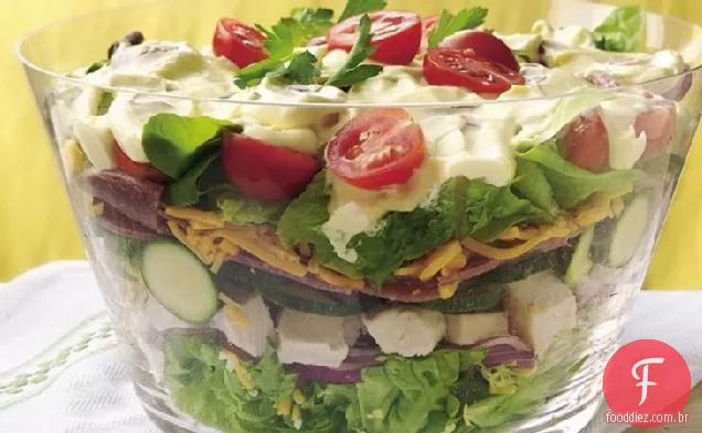 Salada De Frango Em Camadas