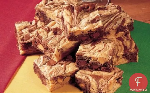Brownies Do Redemoinho Da Manteiga De Amendoim