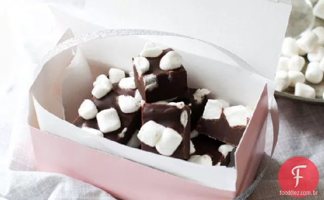 Trufas De Chocolate Quente Com Marshmallow