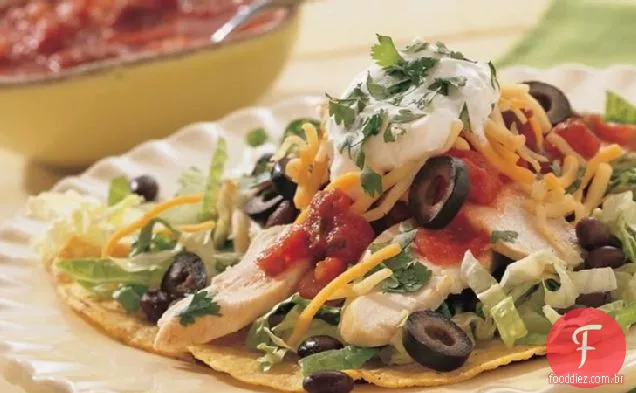 Saladas Fáceis De Frango Tostada