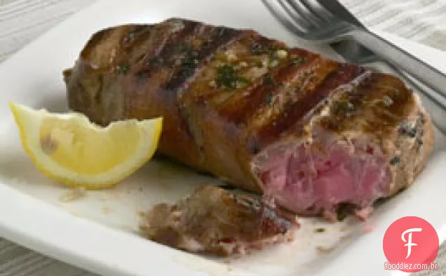 Atum Baconizado Com Manteiga De Limão