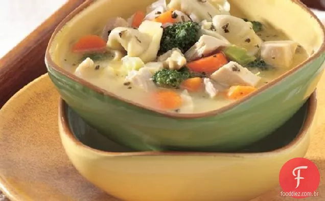 Sopa De Frango-Tortellini