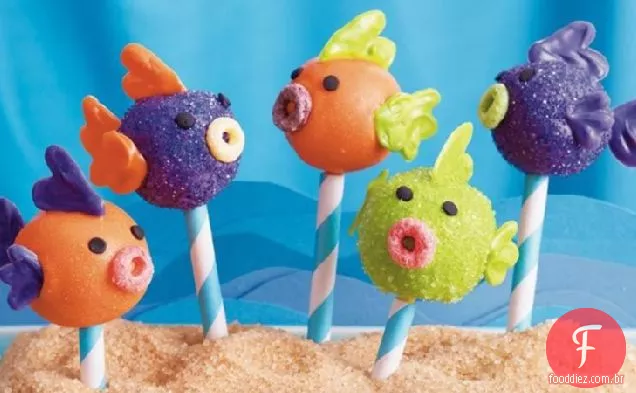 Escola de peixe bolo Pops