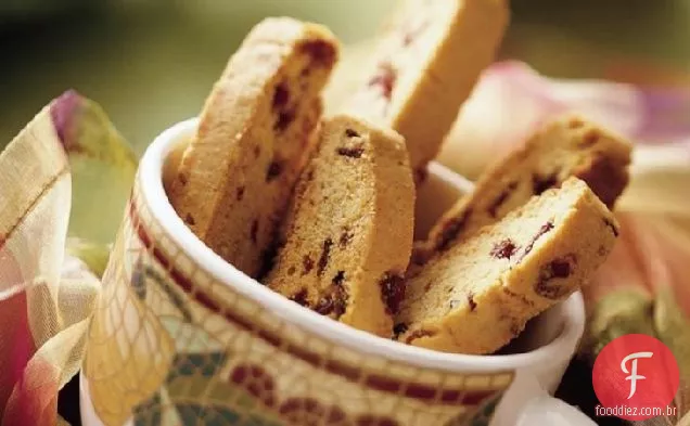 Cranberry-Laranja Biscotti