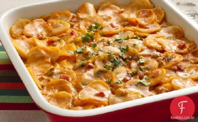 Batatas De Salsa Cremosas