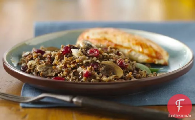 Cranberry-Arroz Selvagem Assar