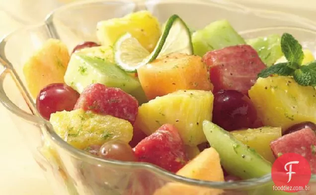 Speedy Honey-Lime Fruit Salad
