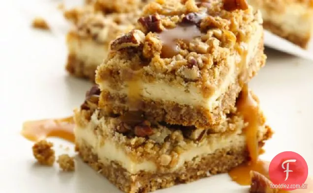 Toffee Brown Ale Cheesecake Bars