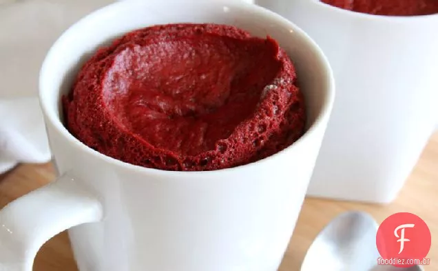 Bolos De Caneca De Veludo Vermelho