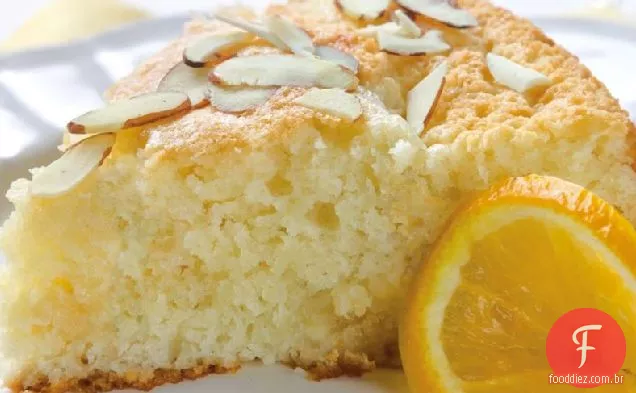Bolo De Café De Amêndoa Laranja