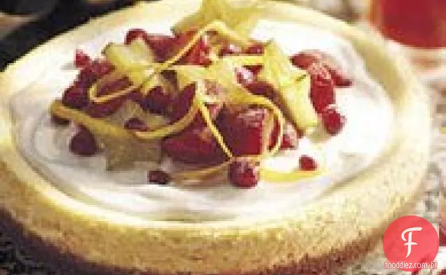 Cheesecake De Laranja E Gengibre