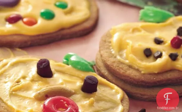 Jack-O ' - Lantern Cookies